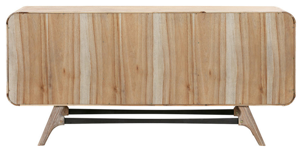 Kendra 3 Drawer Sideboard Buffet, Gray