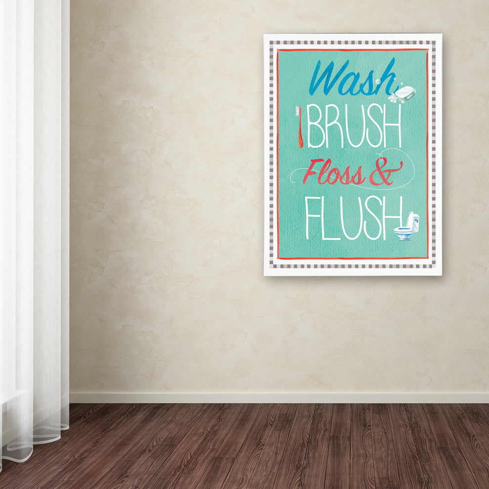 Fiona Stokes-Gilbert 'Kids Bath 1C' Canvas Art, 47 x 35