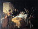 Francois Guillaume Menageot The Death of Leonardo da Vinci Wrapped Canvas