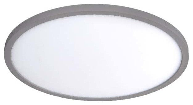 Round LED 11" Flush Mount 3500K, Brushed Nickel
