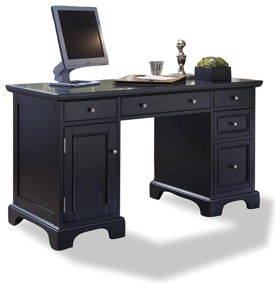 Classic Desk, Rectangular Top With Pull Out Keyboard Tray & Plenty Storage Space