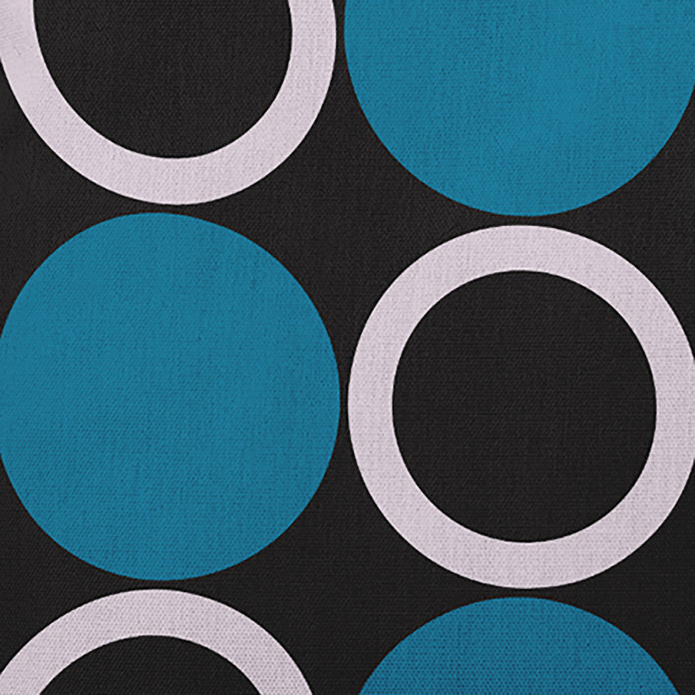 Mod Circles Accent Pillow, Unreal Teal, 20"x20"