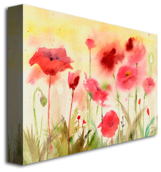 'Poppy Field' Canvas Art by Sheila Golden