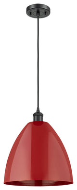 Innovations 516-1P-BK-MBD-12-RD 1-Light Mini Pendant, Matte Black