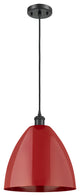 Innovations 516-1P-BK-MBD-12-RD 1-Light Mini Pendant, Matte Black