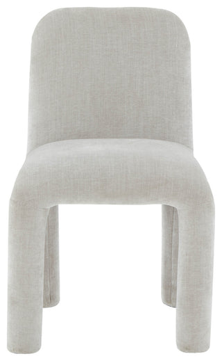 Georgia Chenille Dining Chair, Light Gray