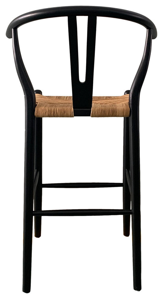 First of A Kind Ventana Barstool Black And Natural