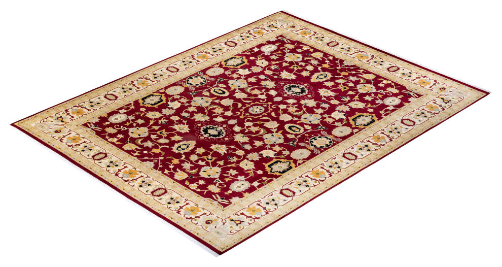 Mogul, One-of-a-Kind Hand-Knotted Area Rug Red, 9' 3" x 11' 10"