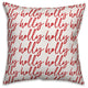 Holly Jolly 16x16 Spun Poly Pillow