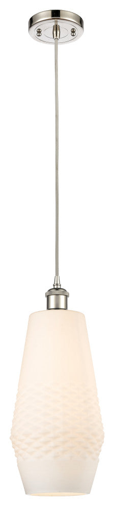 Innovations 516-1P-PN-G681-7-LED 1-Light Mini Pendant, Polished Nickel