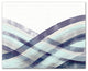 Watercolor Wave Pattern 8x10 Canvas Wall Art