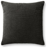 Loloi Pillow, Charcoal, 22''x22'', Cover With Down