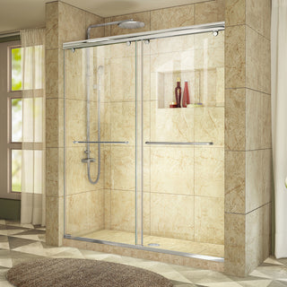 DreamLine Charisma Sliding Shower Door 56-60"x76" Shower Door, Chrome