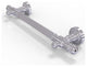 32" Grab Bar Reeded, Polished Chrome