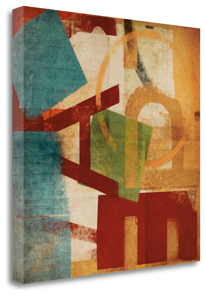 "Alphabet Soup II" By Noah, Giclee Print on Gallery Wrap Canvas, Ready to Hang