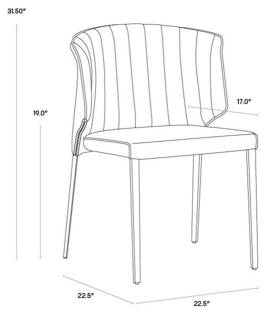 Zayden Dining Chair, Belfast Oatmeal