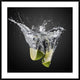 "Fresh Limes!" Framed Digital Print by Isma Yunta, 44x44"