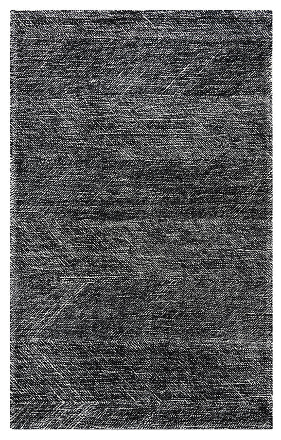 Rizzy Home ETC101 Etchings Area Rug 5'x7'6" Black