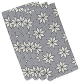 Decorative Holiday Napkin, Set of 4, Gray