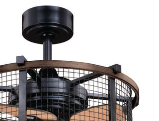 Humboldt 21-in LED Ceiling Fan Oil Rubbed Bronze and Burnished Teak