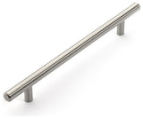 Dynasty Hardware European 9-3/4" 7" CTC Bar Pull, Satin Nickel