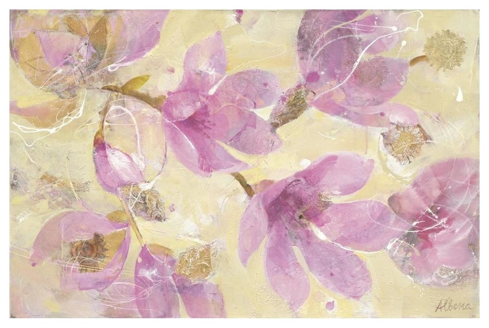 "Magnolias in Bloom" Digital Paper Print by Albena Hristova, 50"x34"