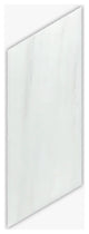 Bianco Dolomiti Honed 4x10 Cehvron Right Side Marble Mosaic