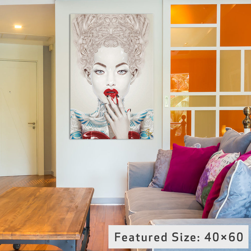 "Porcelain Gallery" by Giulio Rossi, 40x26x1.5"