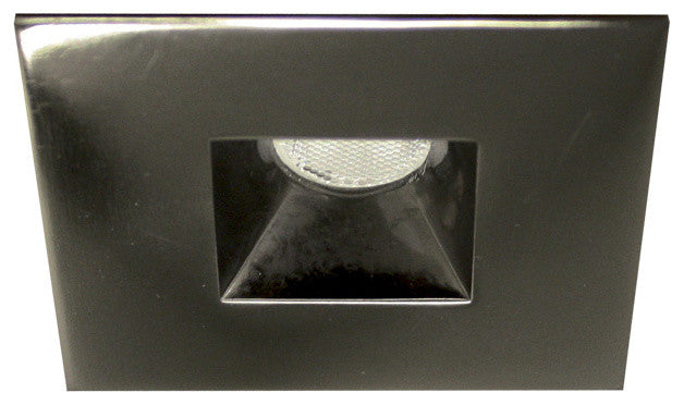 LED 2" Open Ref Sq With Housing, Brushed Nickel