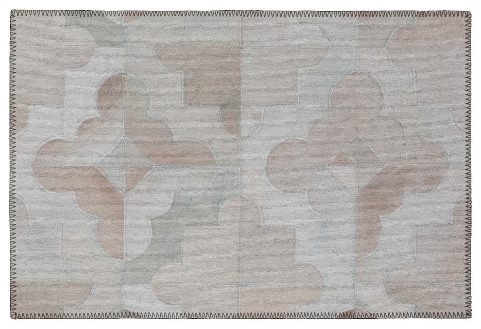 Indoor/Outdoor Stetson SS8 Linen Machine Washable 1'8" x 2'6" Rug