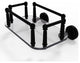 Dottingham Wall Mounted Glass Guest Towel Tray, Matte Black