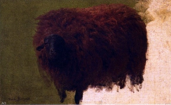 Rosa Bonheur Large Wooly Sheep Wall Decal