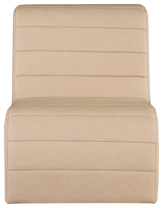Ivy Upholstered Accent Chair, Tan, Vegan Leather