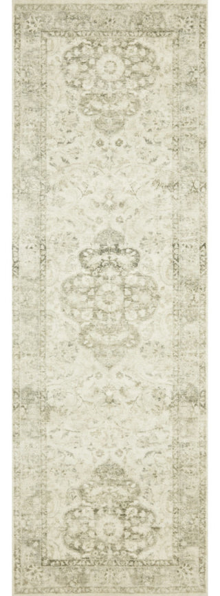 Loloi II Rosette Ivory/Silver 1'-6" x 1'-6" Sample Swatch
