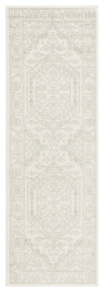 Safavieh Adirondack Collection, ADR108 Rug, Sage/Ivory, 2'6"x8'