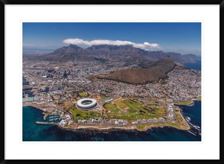 "South Africa - Cape Town" Framed Digital Print by Michael Jurek, 38"x28"