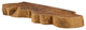 Takara Natural Teak Wood Live Edge Wall Shelf, 19.7x9.8x2in.