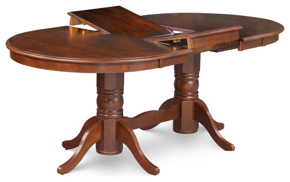 Somerville Dining Table 42"-78" with 18" Leaf, Espresso Finish