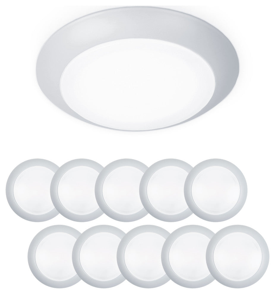 Disc LED Energy Star Flush Mount and Retrofit Kit, White