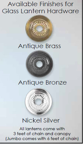 Vertical Leaves Etching Hundi Glass Bell Jar Lantern 11", Antique Brass