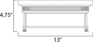 Maxim Lighting Hi-Bay 2-Light Flush Mount in Bronze - 25000CLBZ
