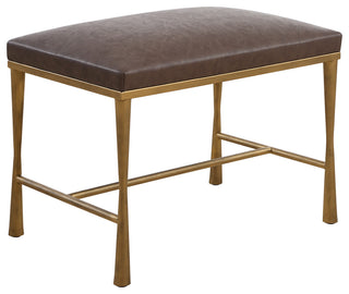 Uttermost Reform Gold Small Bench