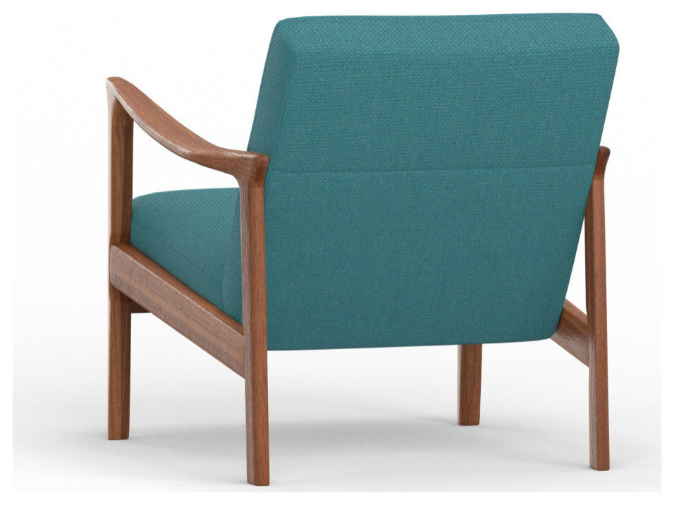 Zephyr Lounge Chair, Turquoise