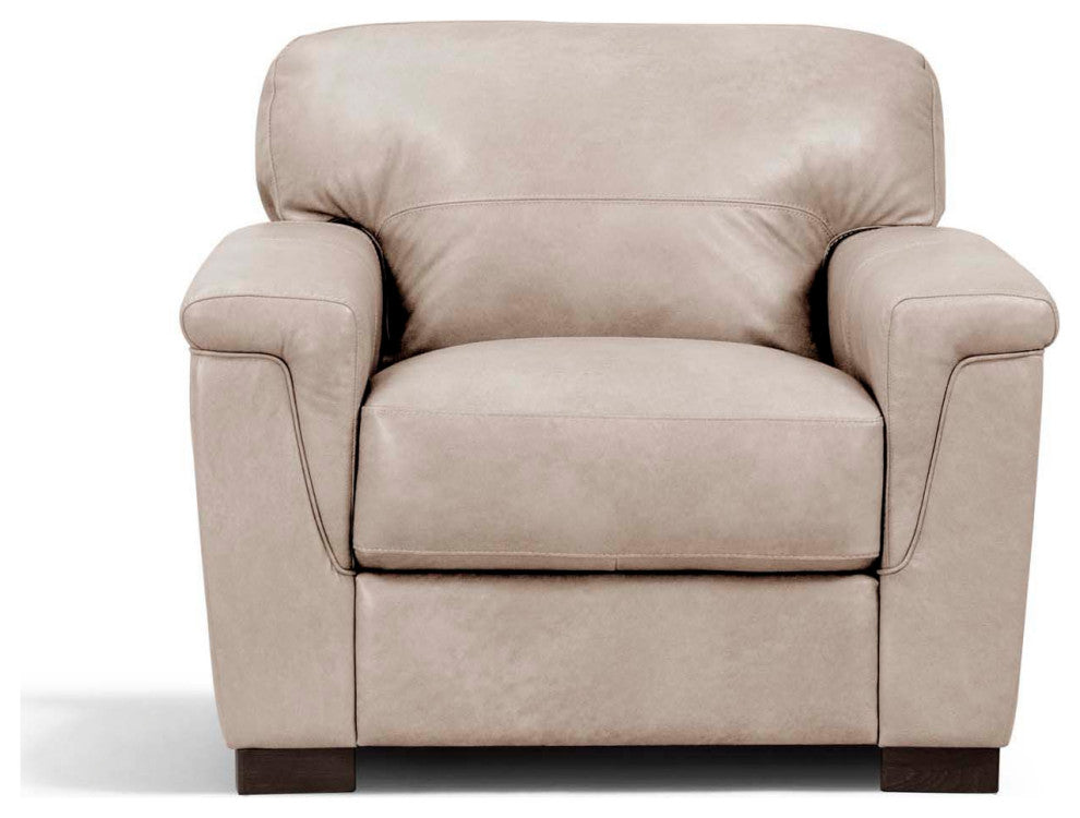 Leather Upholstery Chair, Beige