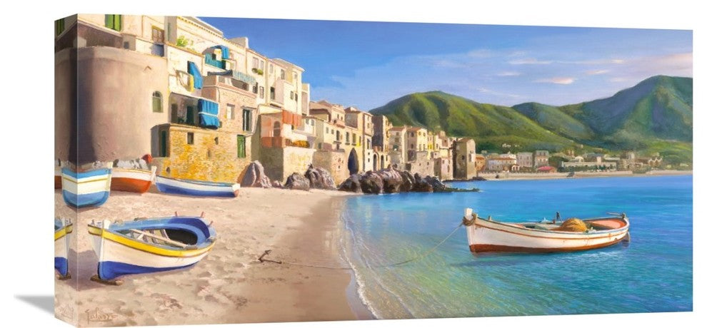 "Cefalu" Artwork, 24"x12"