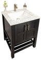 Sophia 24" Single Sink Bathroom Vanity Set, Espresso, 24"