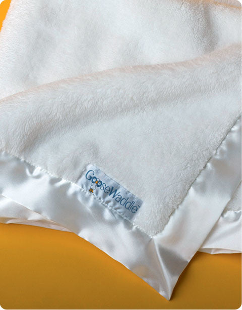 GooseWaddle Luxury Baby Blanket, Blue