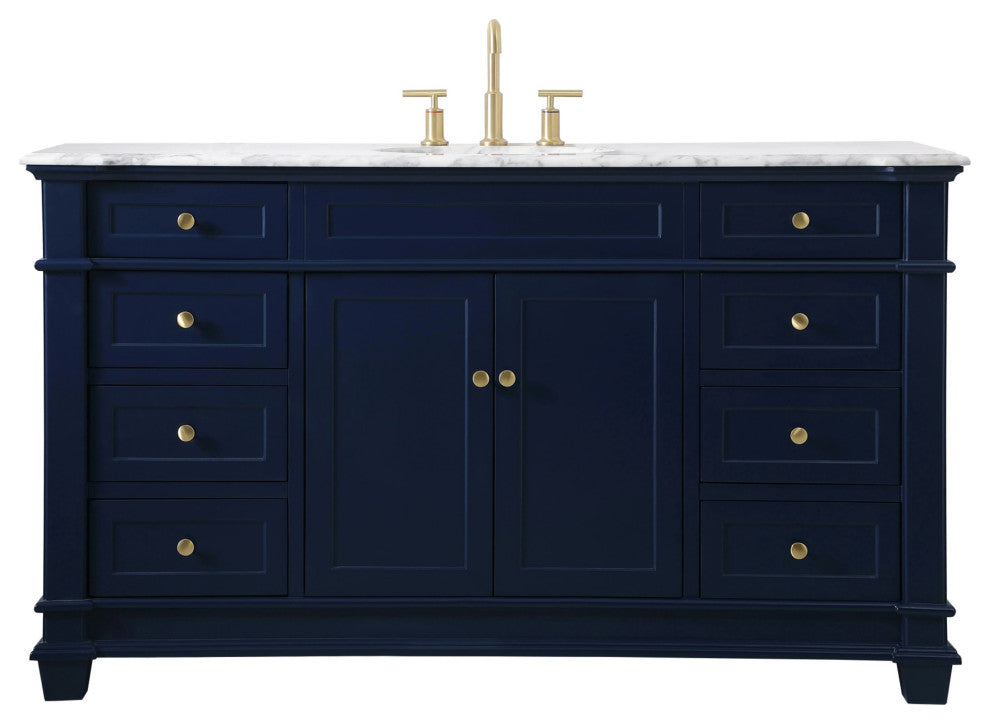 Elegant Lighting VF50060 Wesley 60" - Blue