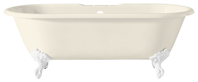 Cheviot Products Regal Cast Iron Bathtub With Faucet Holes