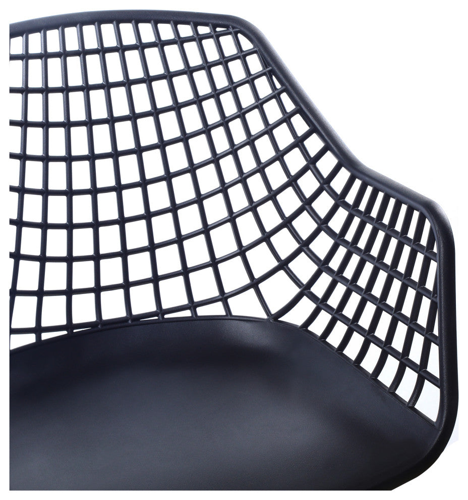 Contemporary Honolulu Chair Black - M2 - Black